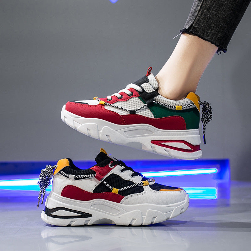 Thick-soled net red casual sports shoes