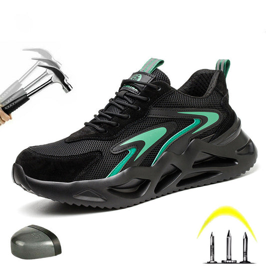 Attack Shield And Anti-stab Breathable Soft Four Seasons Non-slip Protective Footwear